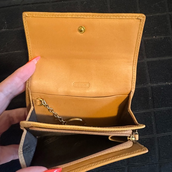 Vintage Coach Signature Key Case/ Mini Wallet - Picture 2 of 3